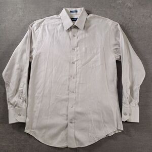 Rochas‎ Paris Dress Fit long Sleeve Button Up Shirt Mens 15.5/34